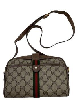 Gucci Vintage Shoulder Bag Brown